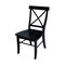 International Concepts 42 in. Dual Drop Leaf Table with 4 Cross Back Dining Chairs - 5 Piece Dining Set K01-42DP-C46-613-4 - alternate 4